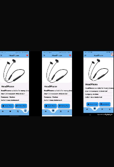 Auction app — products screen